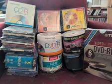 Massive Lot Of BRAND NEW  DVD-R, And CD-R Packs T6#701 picture