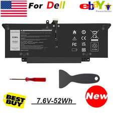 JHT2H BATTERY FOR DELL Latitude 7410 7310 4V5X2 0WY9MP 0HRGYV 04V5X2 009YYF 52Wh picture