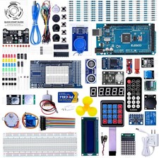 Arduino Mega 2560 R3 Project Kit with 54 I O Pins, 200+ Components, Guided picture