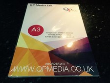 A3 Clear Premium Photo Quality Self Adhesive Inkjet Printable Vinyl (20 Sheets) picture