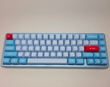 Drop ALT High Profile BLUE Keyboard custom modded, MT3 keycaps fully built picture