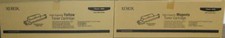 2 Genuine Sealed Xerox Phaser 106R01220 YELLOW 106R01219 MAGENTA Toners 6360  picture