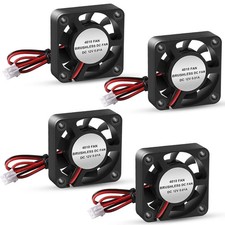 4PCS 4010 12V 3D Printer Cooling Fan 40x40x10mm Brushless Blower Fan Set picture