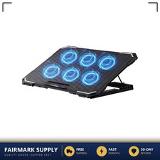 Laptop Cooling Pad with 6 Fans Adjustable Speed Mesh Design picture