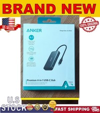 Anker 4-in-1 Premium USB-C Hub 5Gbps Transfer 60W Charging Multiport New picture