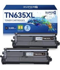 Compatible Black Toner Cartridge Replacement for Brother TN635XL – 2-Pack picture