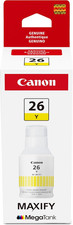 Canon GI-26 Genuine Pigment Yellow Ink Bottle, Compatible with Megatank GX7120, picture