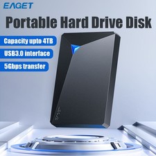 EAGET G20 USB3.0 PORTABLE EXTERNAL HARD DRIVE 320GB HDD FOR LATOP -  BLACK picture