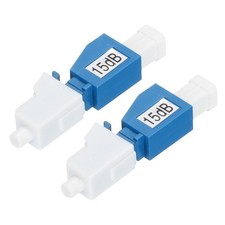 2PCS Fiber Attenuator 15dB LC/UPC Single Mode Fixed Male to Female Attenuator picture