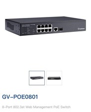 GeoVision GV-POE0801 8 Port Web Smart Switch 10/100 PoE +2 Port Giga picture
