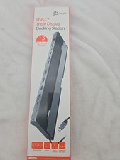 J5create JCD543 USB-C DOCK STATION TRIPLE DISPLAY for MAC & PC 13 Functions NEW picture