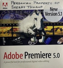 Adobe Premiere 5.0 Upgrade to 5.1 Video Editing Software Box picture