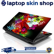 Laptop Skin Sticker Notebook Decal Colorful Floral for Dell Apple Asus 13