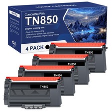 TN850 TN820 High Yield Toner Cartridge TN 850 820 TN-850 Replacement for Brot... picture