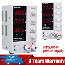 0-30V 0-6A Lab DC Bench Power Supply Variable Linear Adjustable Power Supply US picture