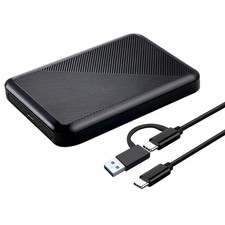 1TB Ultra Slim Portable External Hard Drive USB 3.1 Type C HDD Storage for PC, picture