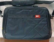Case Logic Laptop Tablet Briefcase Carrying Case DLC-115 Black 15.6