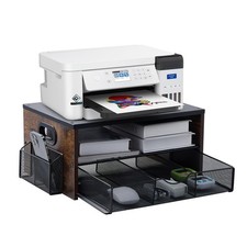 Printer Stand,Desktop Printer Stand with 2-Tier Storage Shelves picture
