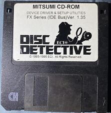 Vintage 1996 Mitsumi CD-ROM Device Driver Setup Utilities FX Series Floppy Disc picture