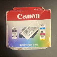 Canon Genuine Ink Value Pack PGI-280XL/CLI-281 CMYK Black Cyan Magenta Yellow picture
