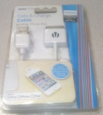 New 2012 Vivitar Power Data Charge Cable for iPod iPhone iPad USB Sync FREE S/H picture