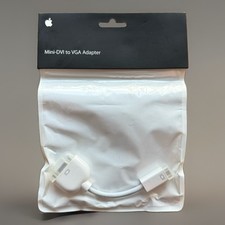 OEM Apple Mini-DVI to VGA Adapter M9320G/A Authentic Genuine NEW SEALED picture