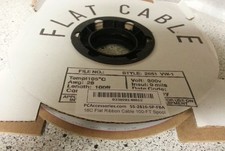 16 Wire Flat Ribbon Cable 100 Ft Spool, 2.54mm Pitch, 300V Rated picture