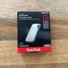 SANDISK EXTREME PORTABLE SSD 2TB (SDSSDE51-2T00-AW25) BRAND NEW  picture