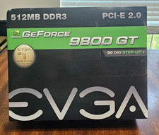 EVGA GeForce 9800 GT 512MB DDR3 PCI-E 2.0 Video Card - New, Box Sealed picture