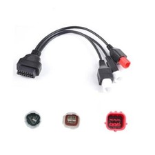 Motorcycle Diagnostic Tool - 3-in-1 Obd2 Adapter Cable Fit for Yamaha - 16 Pin picture