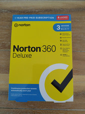 Norton 360 Deluxe for 3 Devices 1 Year Subscription 2026 Internet Security New  picture