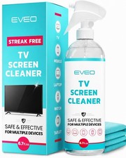EVEO® TV Screen Cleaner Spray (Streak-Free) TV Screen Cleaner for Smart TV, LCD, picture