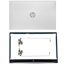 For HP Pavilion 15Z-EH 15-EH 15-EG Top Back Cover/Bezel/Hinges Silver M08901-001 picture