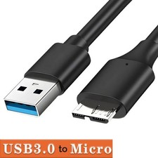 USB 3.0 Cable Cord For Seagate Backup Plus Slim Portable External Hard 30 CM picture