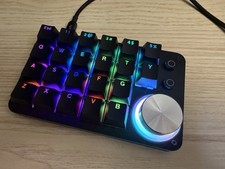 koolertron 24 key programmable macro RGB keyboard - with dial picture
