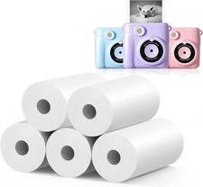 5 Rolls  Instant Print Kids Camera Paper Roll Refill picture