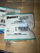 Panduit CC688BU Cat-6 Coupler Jack Module UTP RJ45 Blue picture