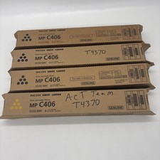 Genuine Ricoh Savin Lanier MP C406 Black/Yellow Toner 3x 842091 842094 lot Of 4 picture