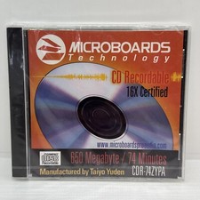 Microboards CD-R 650MB 74 Min 16X Taiyo Yuden CDR-74ZYPA picture