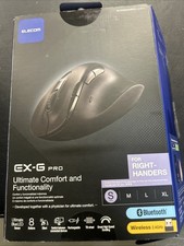 ELECOM EX-G PRO Ergonomic Mouse  Multi-Device Bluetooth or Wireless USB  Silent picture
