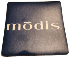 Vintage Modis Mouse Pad Blue Hard Plastic Top Original Logo VG Condition 1980s picture