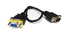 CGA 9-Pin Female to D-Sub VGA Male 15 Pin Cable picture