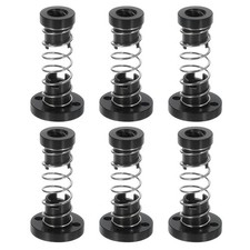 6Pcs Anti Backlash Spring Loaded Nut(2mm Pitch, 4 Start, 8mm Lead, 3.5mm Hole) picture