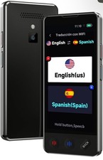 AI Language Translator Device, 2025 Upgraded Translator No WiFi Needed, Black picture