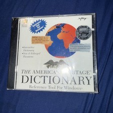 Vintage 1995 Platinum The American Heritage Dictionary Windows 3.1 NEW SEALED picture