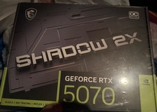 MSI NVIDIA-GEFORCE RTX 5070 SHADOW2X. Brand New; Factory Sealed picture