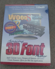 Swift Software Amazing 3D Font Maker NEW Sealed CD ROM Vintage picture