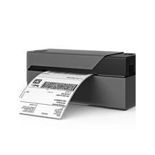 Portable Thermal Label Printer in Dark Gray picture