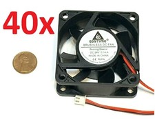 40 pieces Computer case 2Pin 6025 DC Fan 24V 6cm 60x60x25mm Motor Cooling WD C50 picture