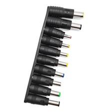10pcs DC Connector Jack Power Socket Universal Barrel Adapter black picture